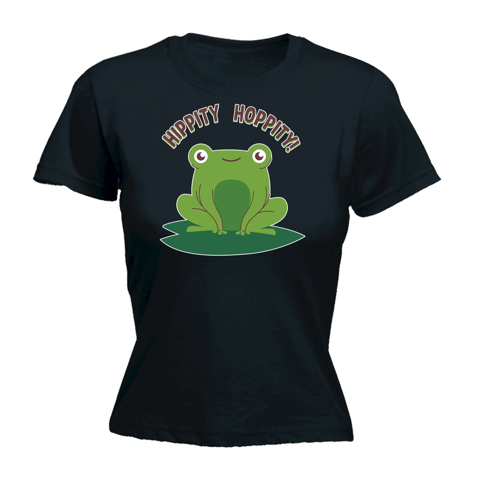 Hippity Hopity Frog Tmp30169 - Funny Womens T-Shirt Tshirt