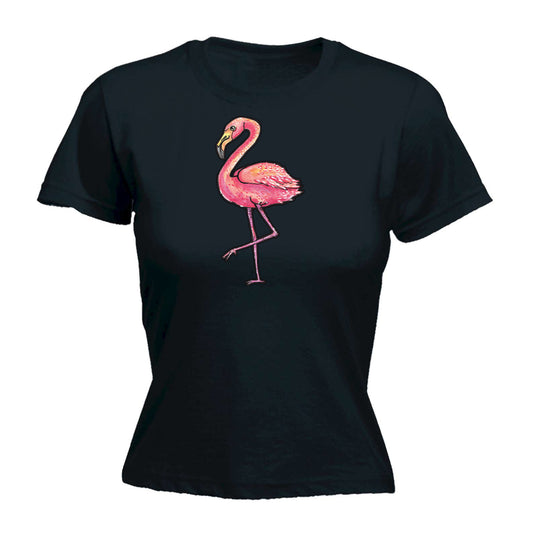 Pink Flamingo - Funny Womens T-Shirt Tshirt