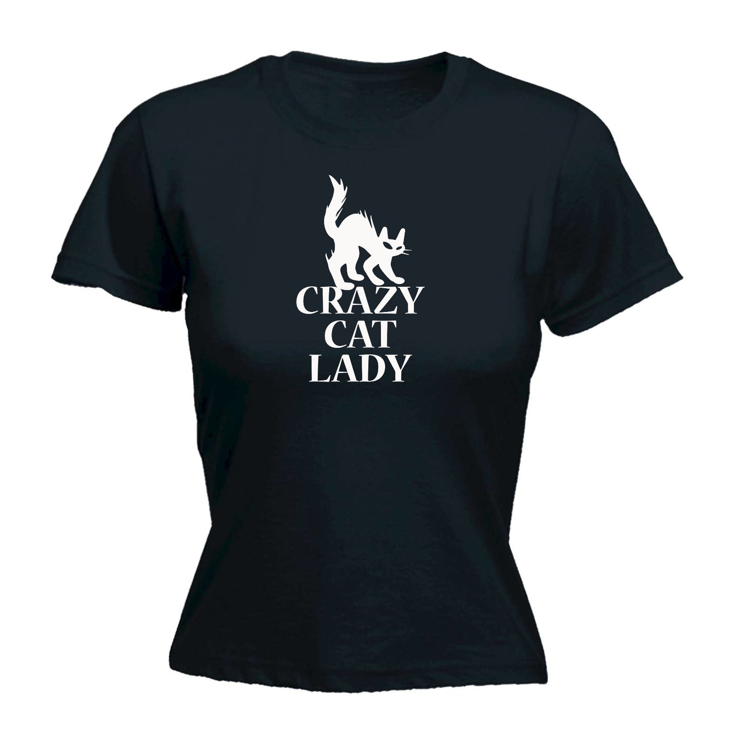 Crazy Cat Lady V2 Kitten Pussy Cats - Funny Womens T-Shirt Tshirt