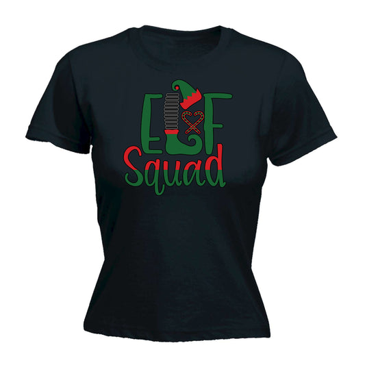 Christmas Elf Squad - Funny Womens T-Shirt Tshirt