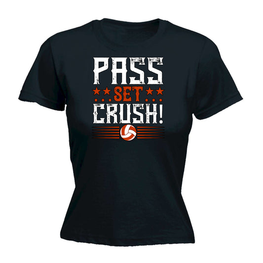 Volleyball Cpass Set Crush - Funny Womens T-Shirt Tshirt