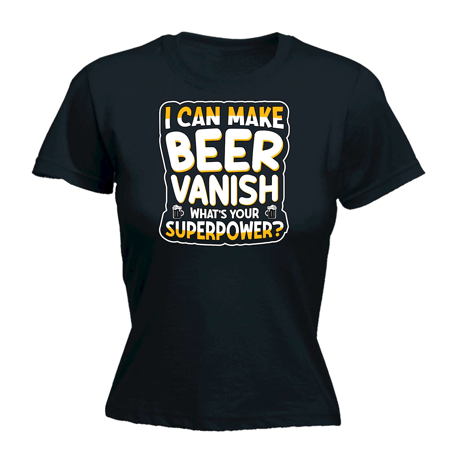 Can Make Beer Vanish Whats Your Superpower Alcohol - Funny Womens T-Shirt Tshirt