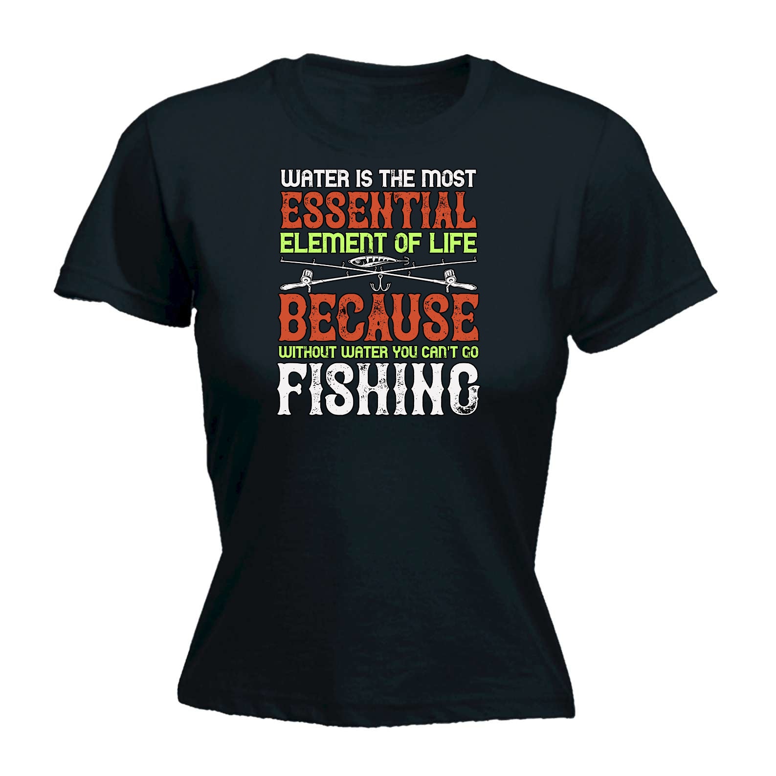 Water Is The Most Essential Fishing - Funny Womens T-Shirt Tshirt