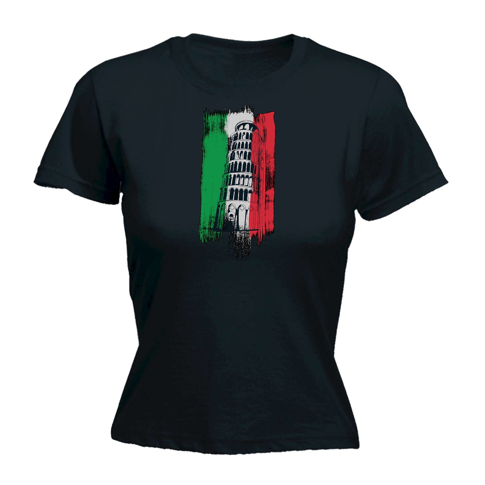 Italy Leaning Tower Of Pisa - Funny Womens T-Shirt Tshirt