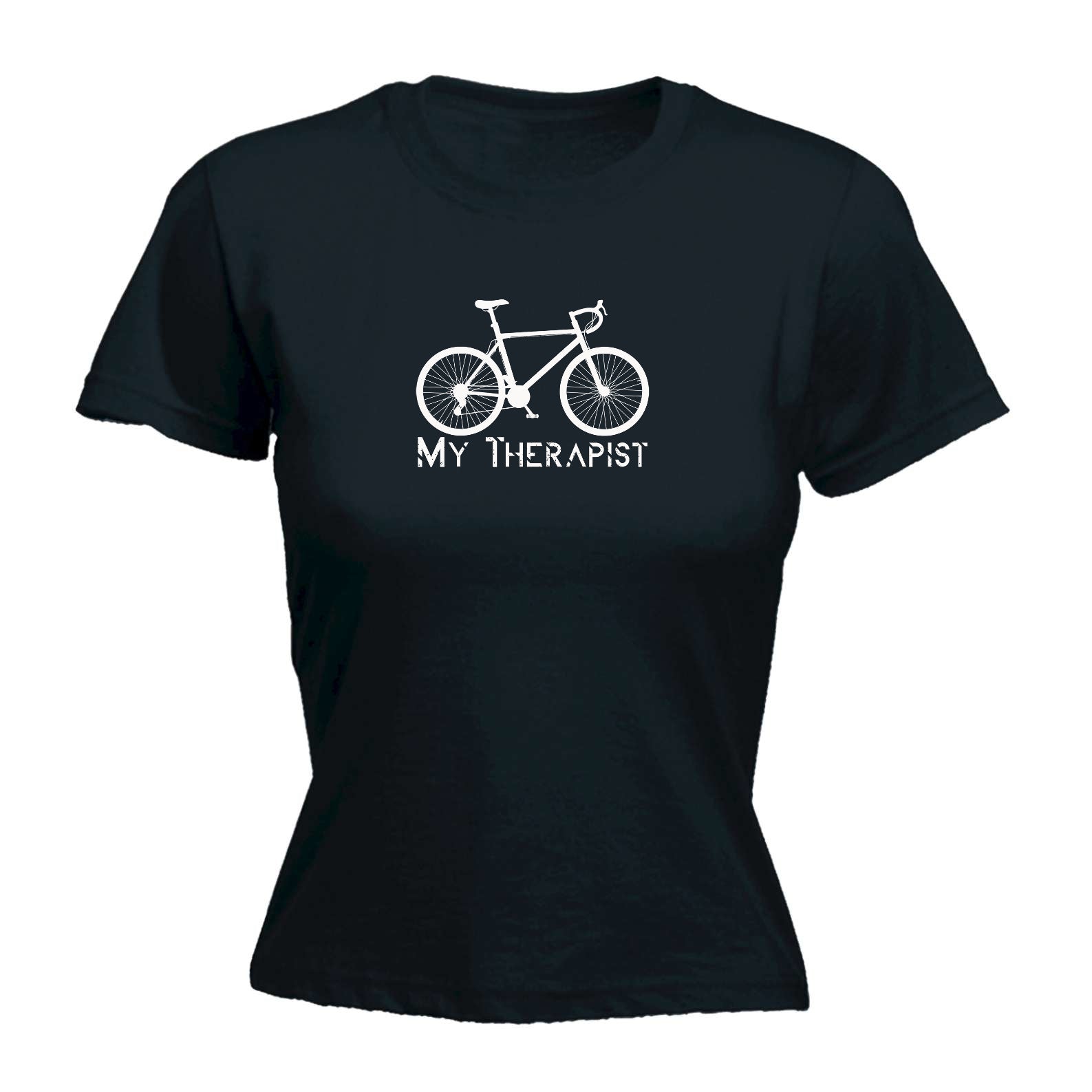 My Therapist Cycling Bicycle Bike - Funny Womens T-Shirt Tshirt