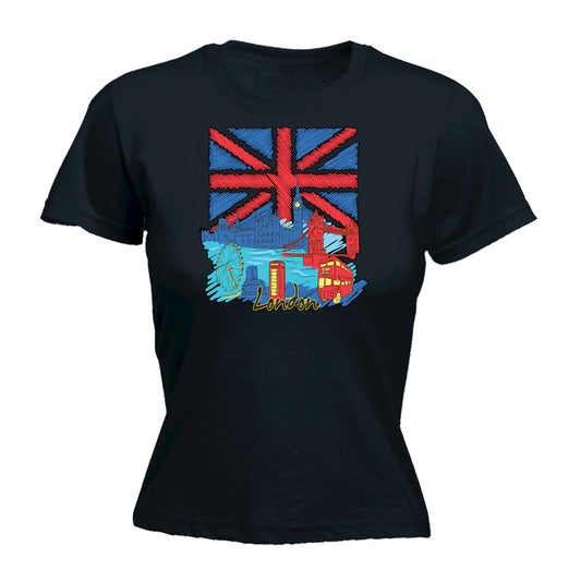 London England Uk - Funny Womens T-Shirt Tshirt