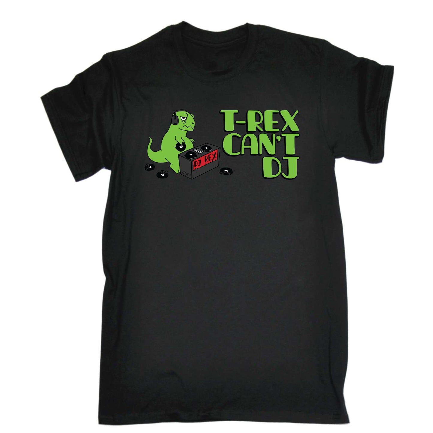 Trex Cant Dj Dinosaur - Mens Funny T-Shirt Tshirts