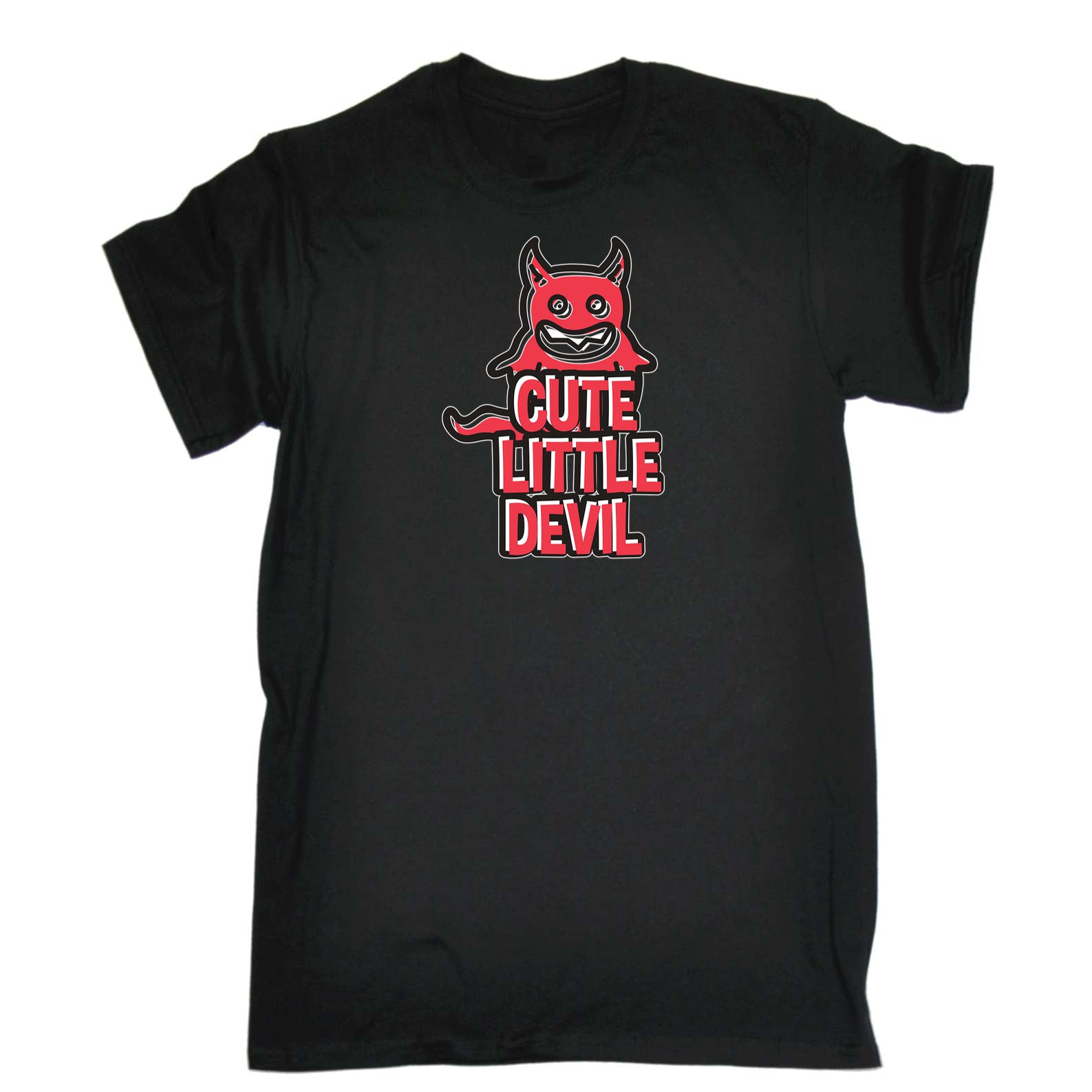 Cute Little Devil - Mens 123t Funny T-Shirt Tshirts