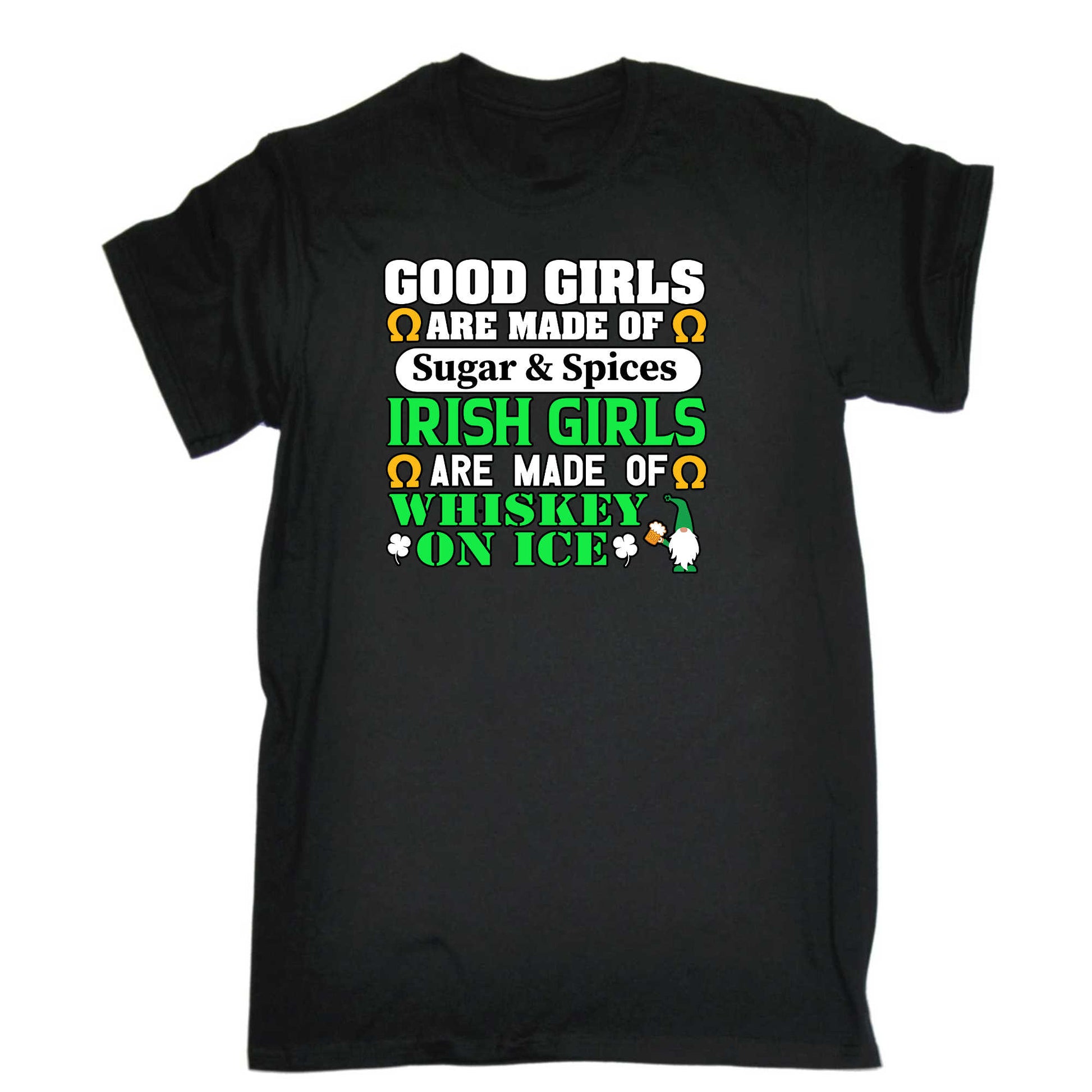 Good Girls Are Made Of Sugar And Spices Irish Girls St Patricks Day - Mens 123t Funny T-Shirt Tshirts