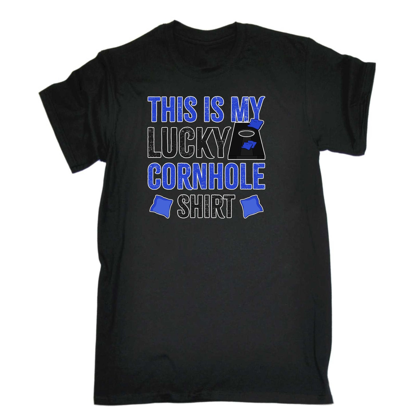 This Is My Lucky Cornhole Shirt - Mens 123t Funny T-Shirt Tshirts