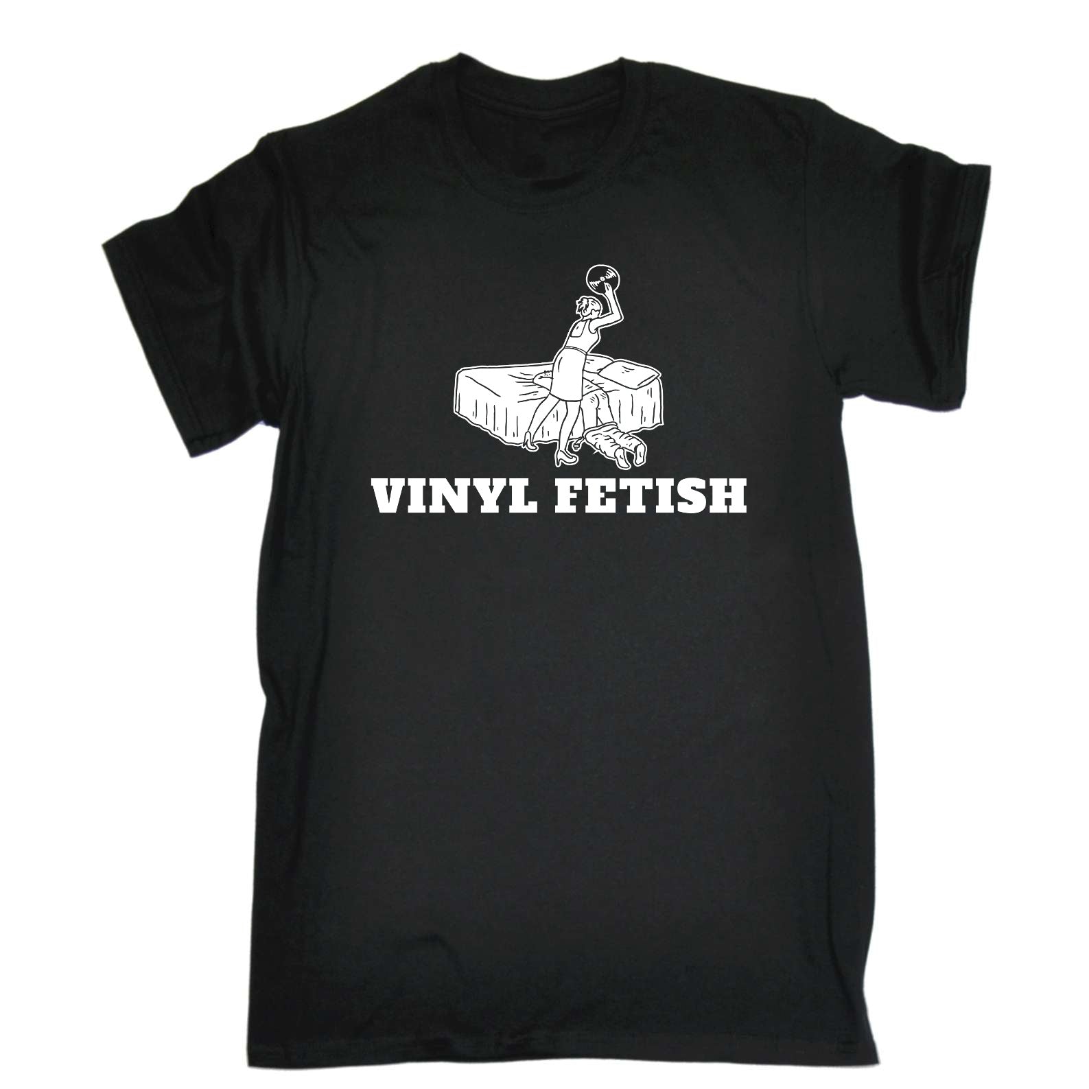 Vinyl Fetish Dj Record Music - Mens Funny T-Shirt Tshirts