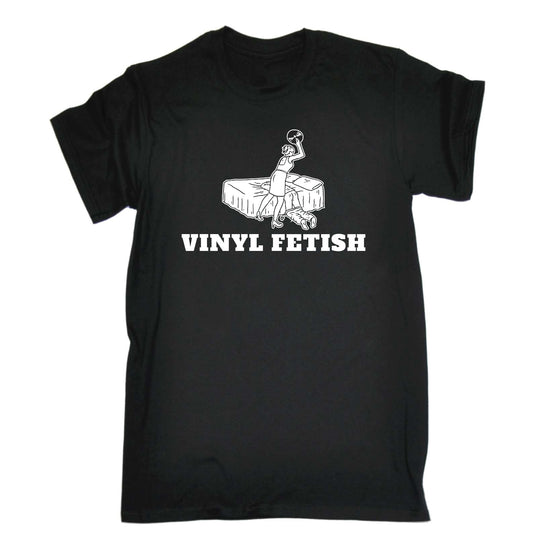 Vinyl Fetish Dj Record Music - Mens Funny T-Shirt Tshirts