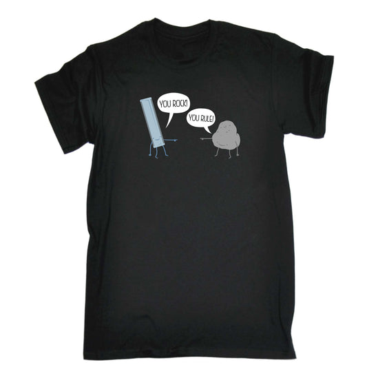 You Rock You Rule - Mens Funny T-Shirt Tshirts