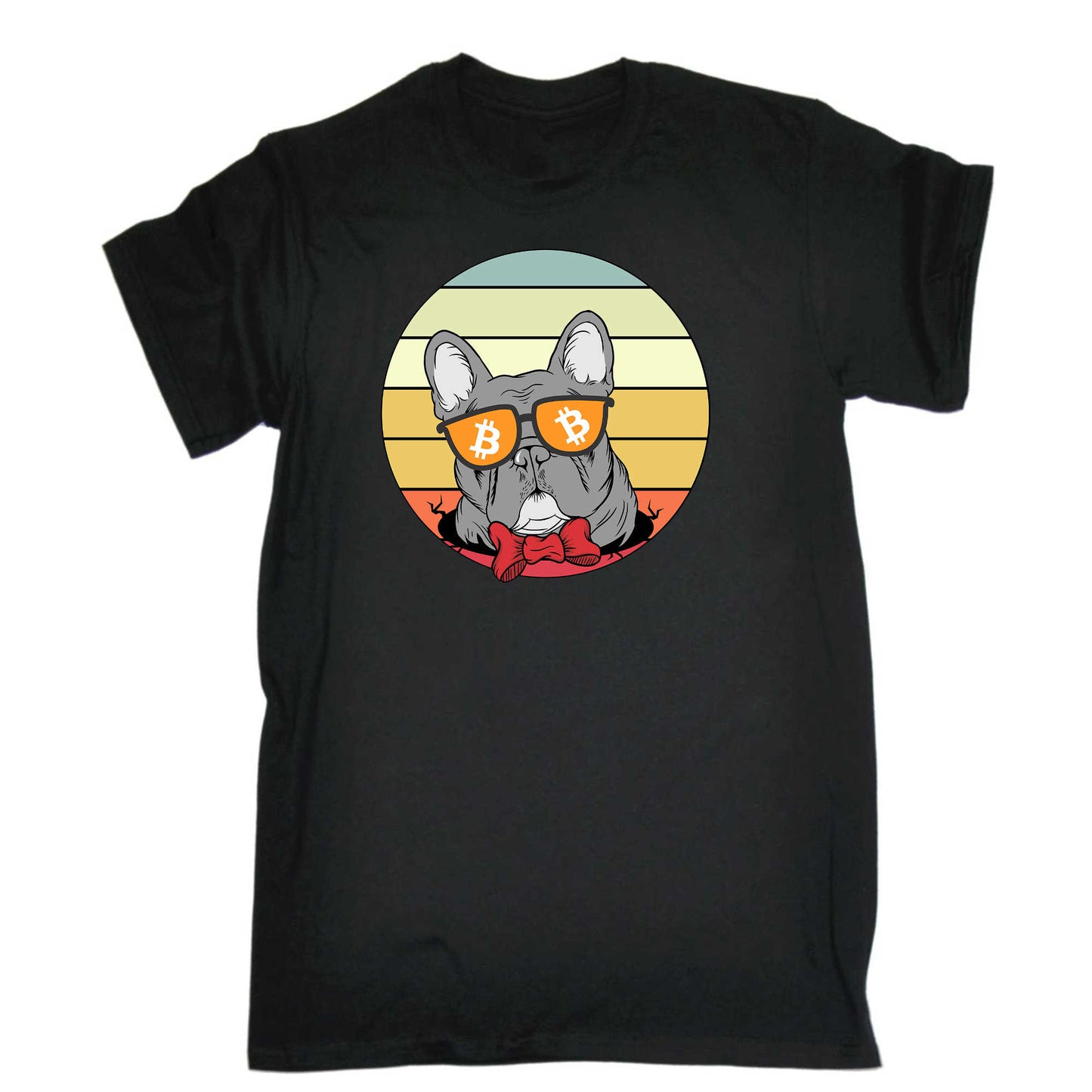 Dog Lovers Trade Bitcoin Vintage Design - Mens 123t Funny T-Shirt Tshirts