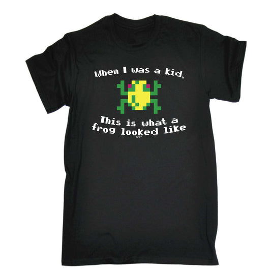 When Was A Kid This Is What A Frog Looked Like - Mens Funny T-Shirt Tshirts