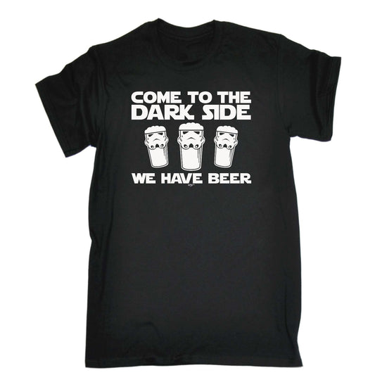 Beers Come To The Dark Side - Mens Funny T-Shirt Tshirts