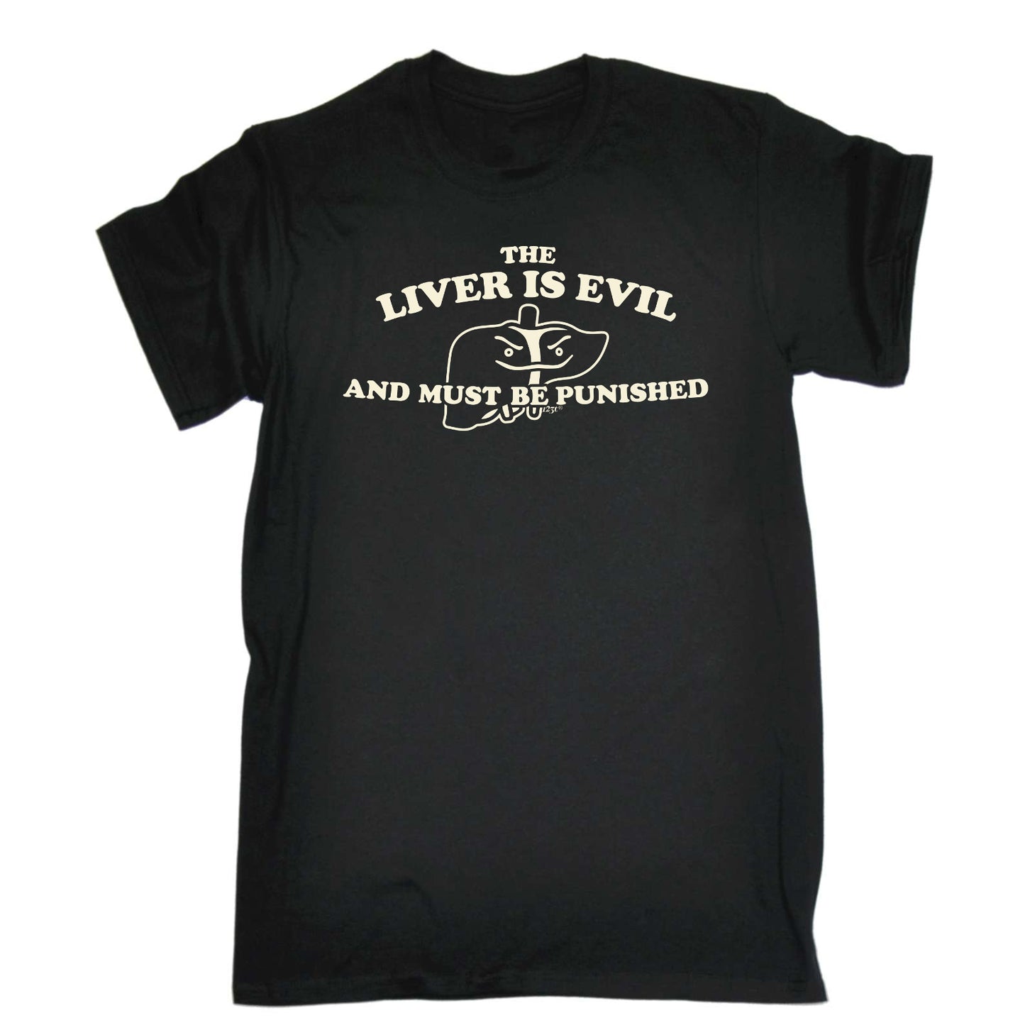 The Liver Is Evil And Must Be Punished - Mens Funny T-Shirt Tshirts