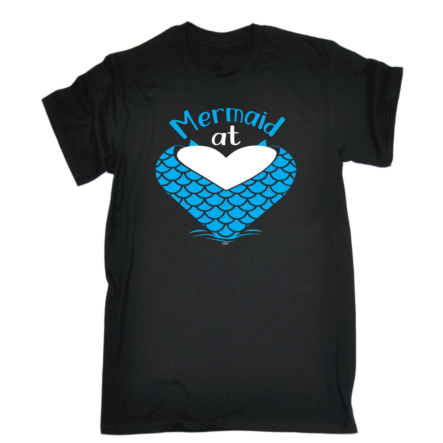 Mermaid At Heart - Mens Funny T-Shirt Tshirts