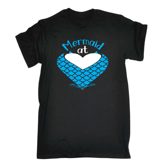 Mermaid At Heart - Mens Funny T-Shirt Tshirts