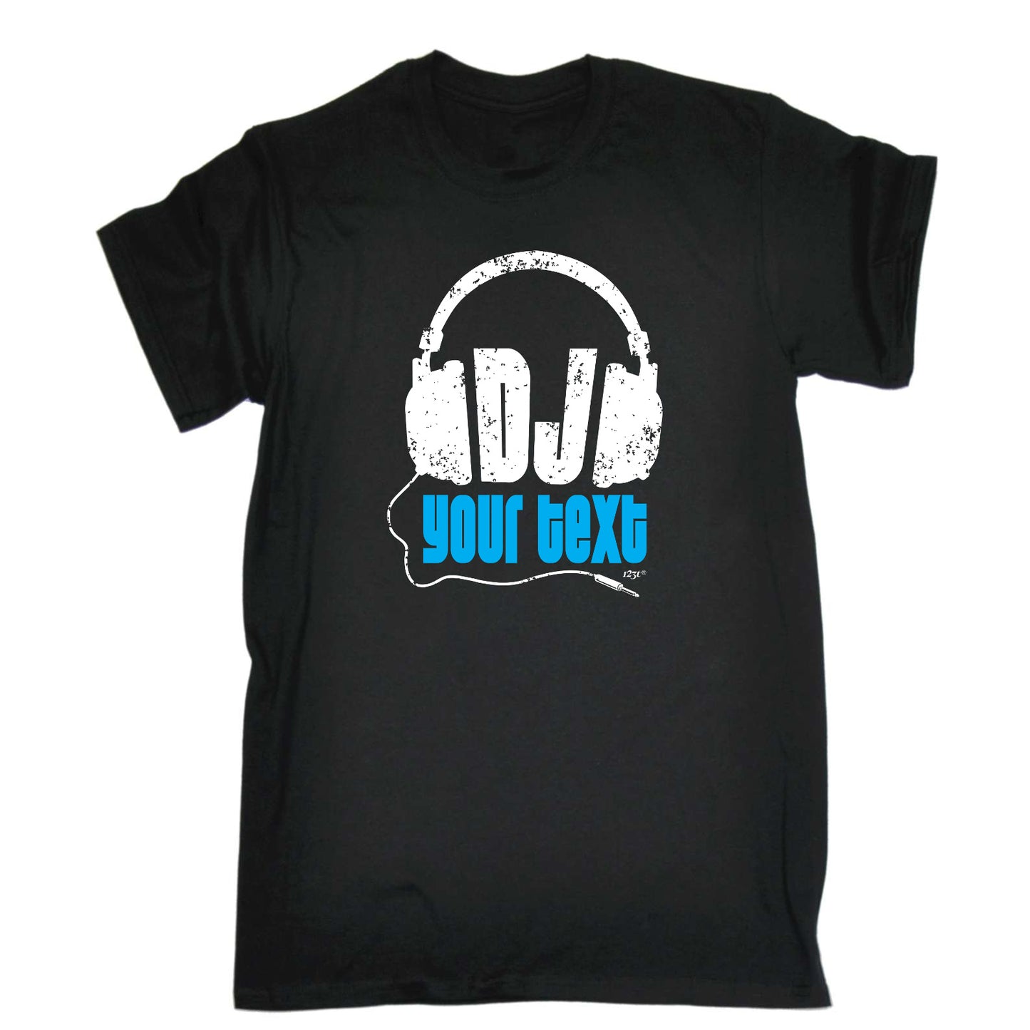Dj Your Text Personalised - Mens Funny T-Shirt Tshirts