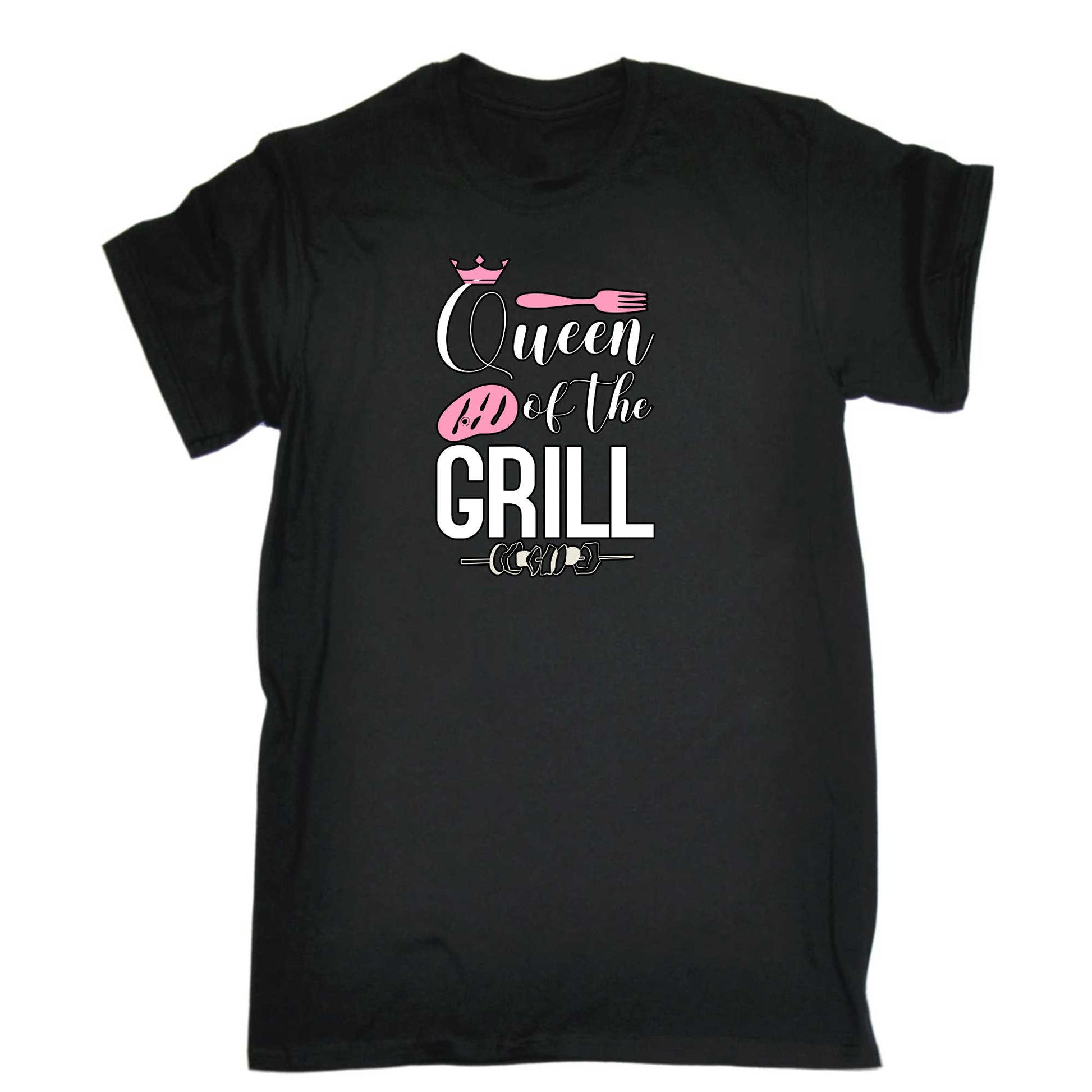 Queen Of The Grill Smoked Meat Bbq Barbecue - Mens 123t Funny T-Shirt Tshirts
