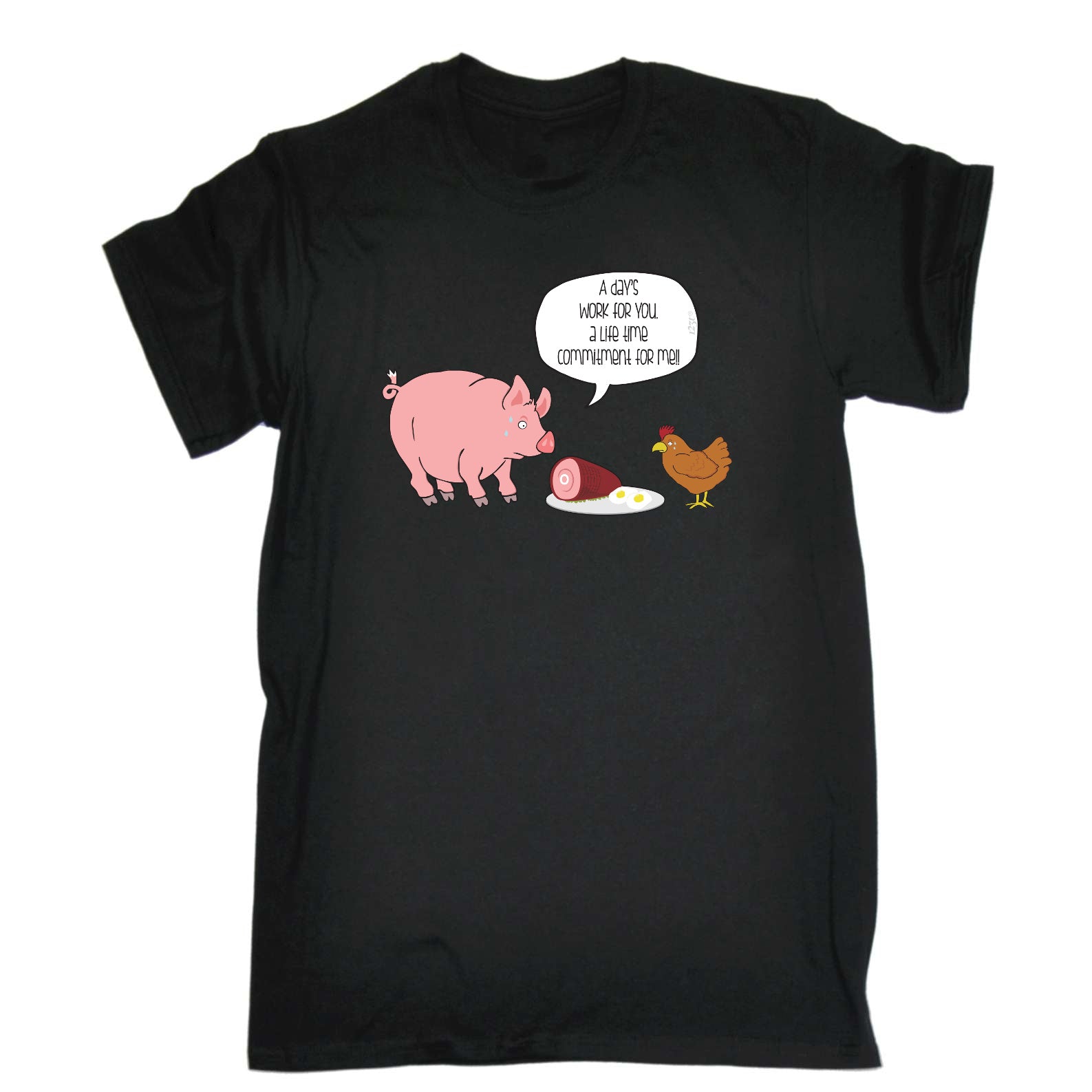 A Days Work Life Time Commitment - Mens Funny T-Shirt Tshirts