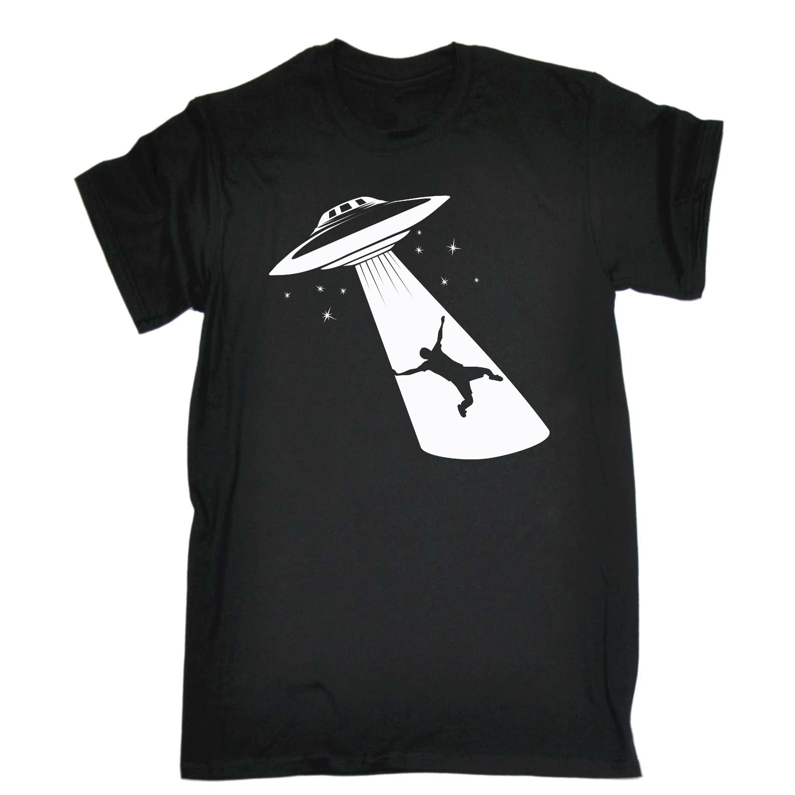 Ufo Abduction White - Mens Funny T-Shirt Tshirts