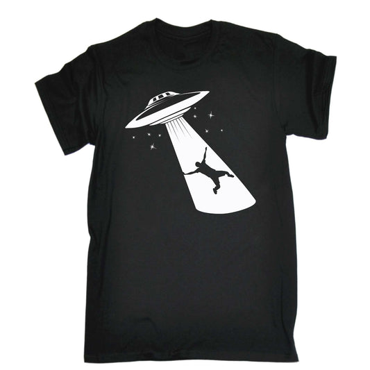 Ufo Abduction White - Mens Funny T-Shirt Tshirts