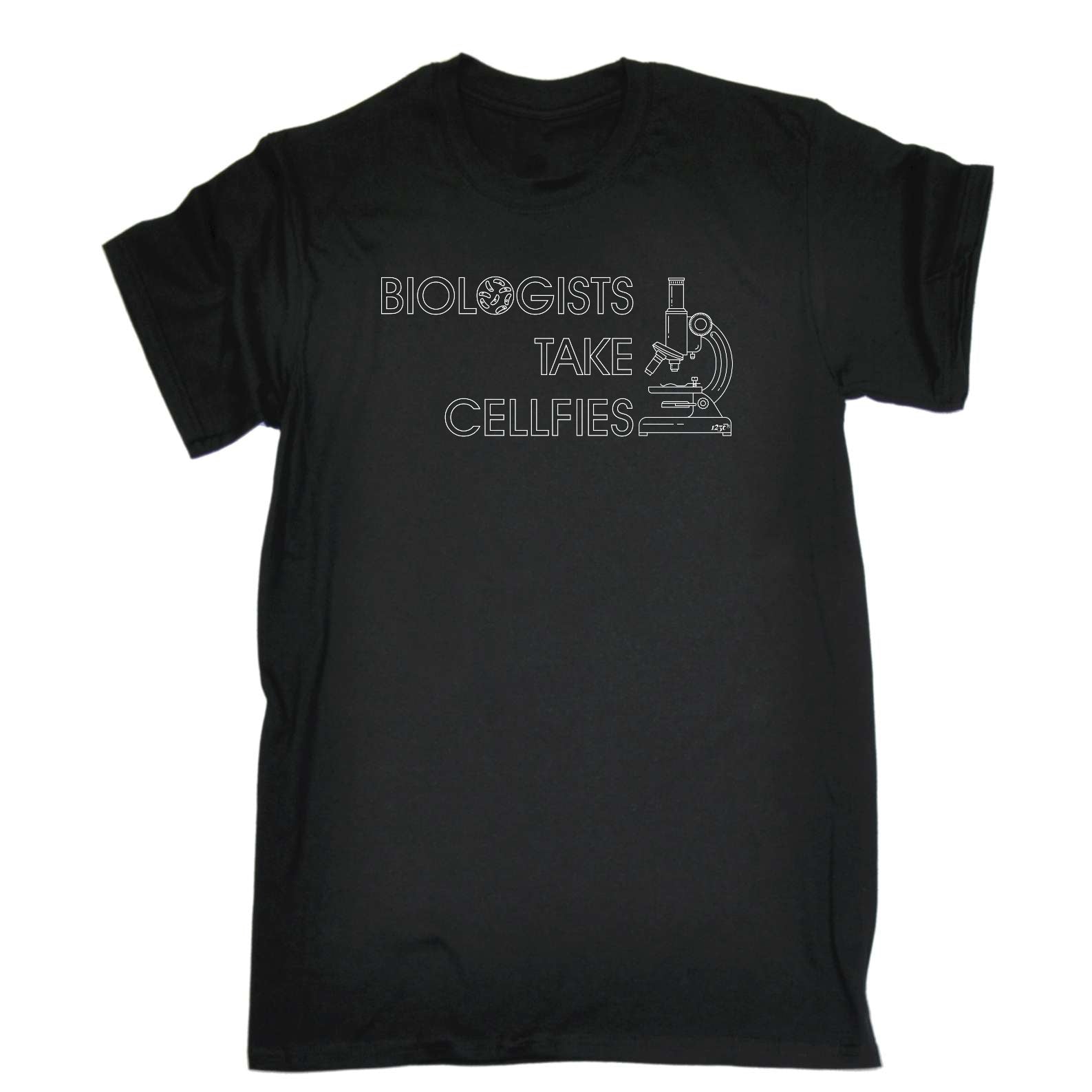 Biologists Take Cellfies - Mens Funny T-Shirt Tshirts