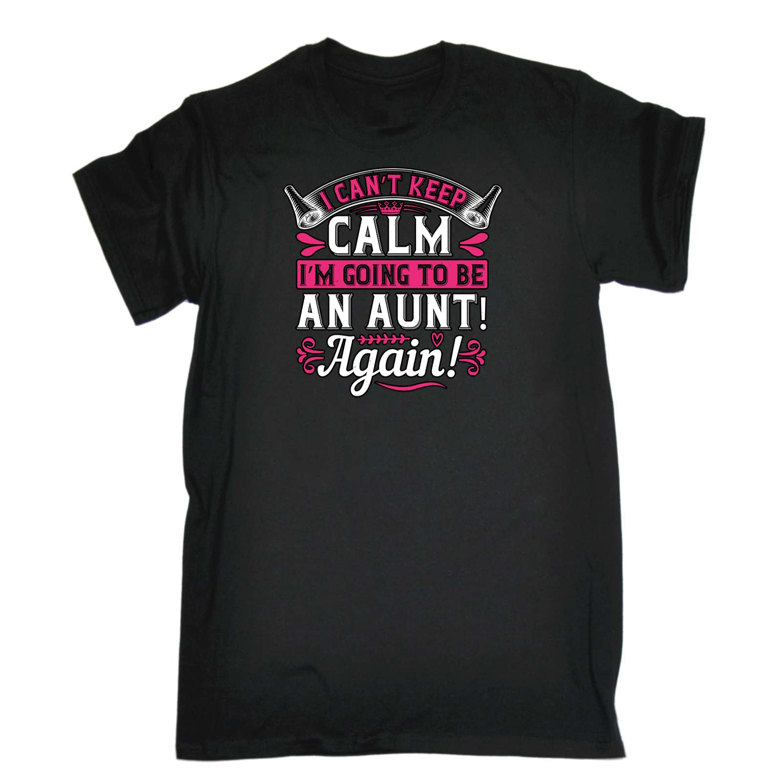 Auntie Cant Keep Calm Going To Be An Aunt - Mens 123t Funny T-Shirt Tshirts