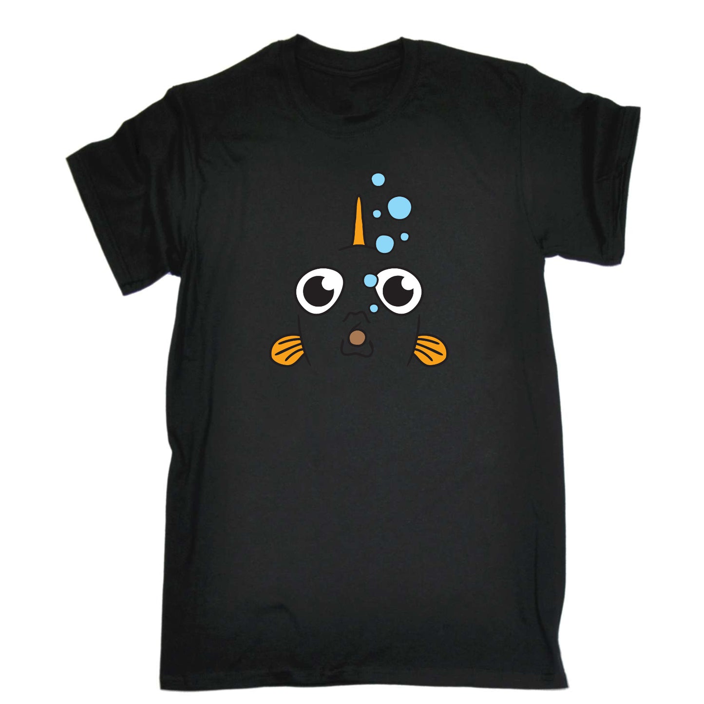 Goldfish Animal Face Ani Mates - Mens Funny T-Shirt Tshirts