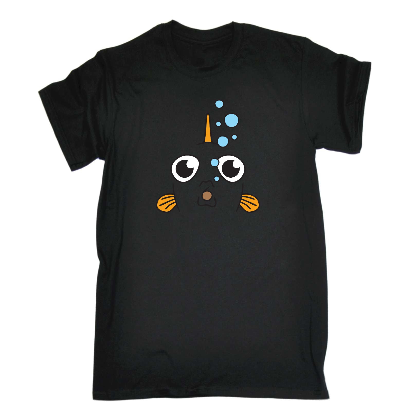 Goldfish Animal Face Ani Mates - Mens Funny T-Shirt Tshirts