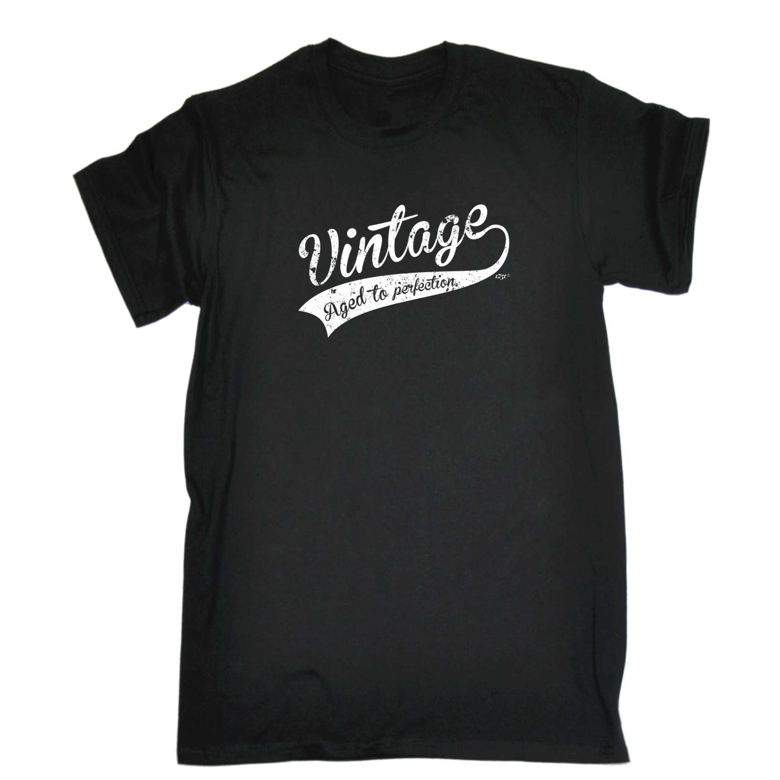 Vintage Aged To Perfection - Mens Funny T-Shirt Tshirts