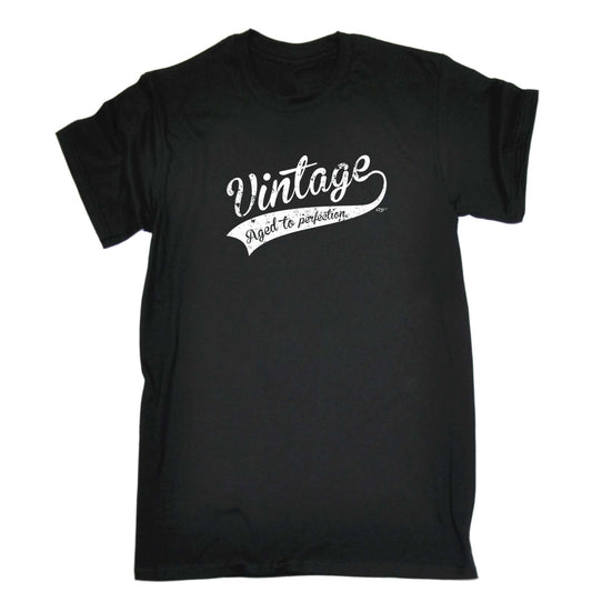 Vintage Aged To Perfection - Mens Funny T-Shirt Tshirts