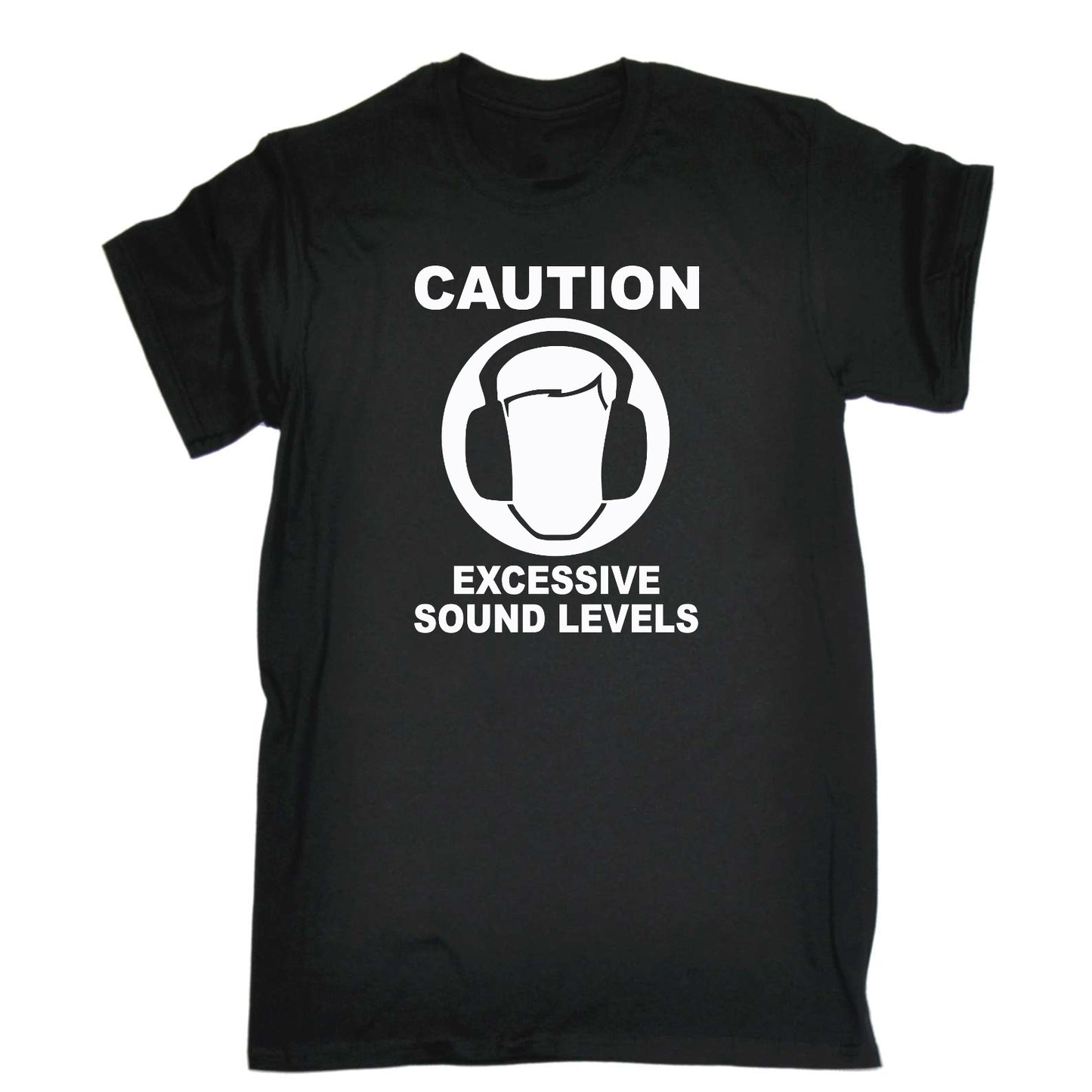 Caution Excessive Sound Levels - Mens Funny T-Shirt Tshirts