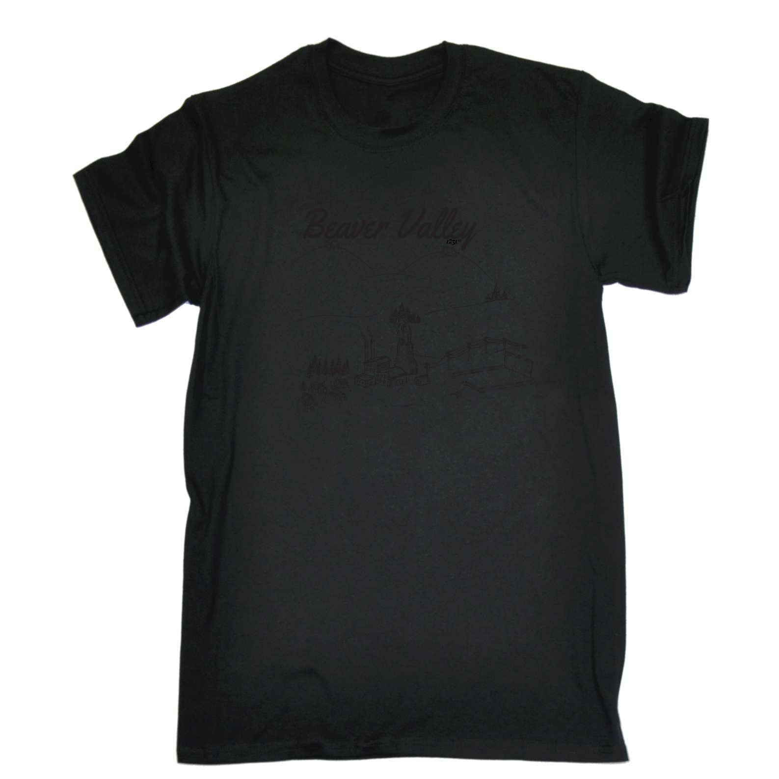 Theres No Place Like Beaver Valley - Mens Funny T-Shirt Tshirts