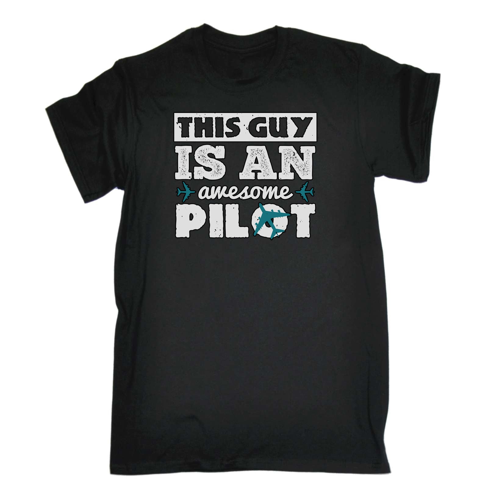This Guy Is An Awesome Pilot Plane - Mens 123t Funny T-Shirt Tshirts