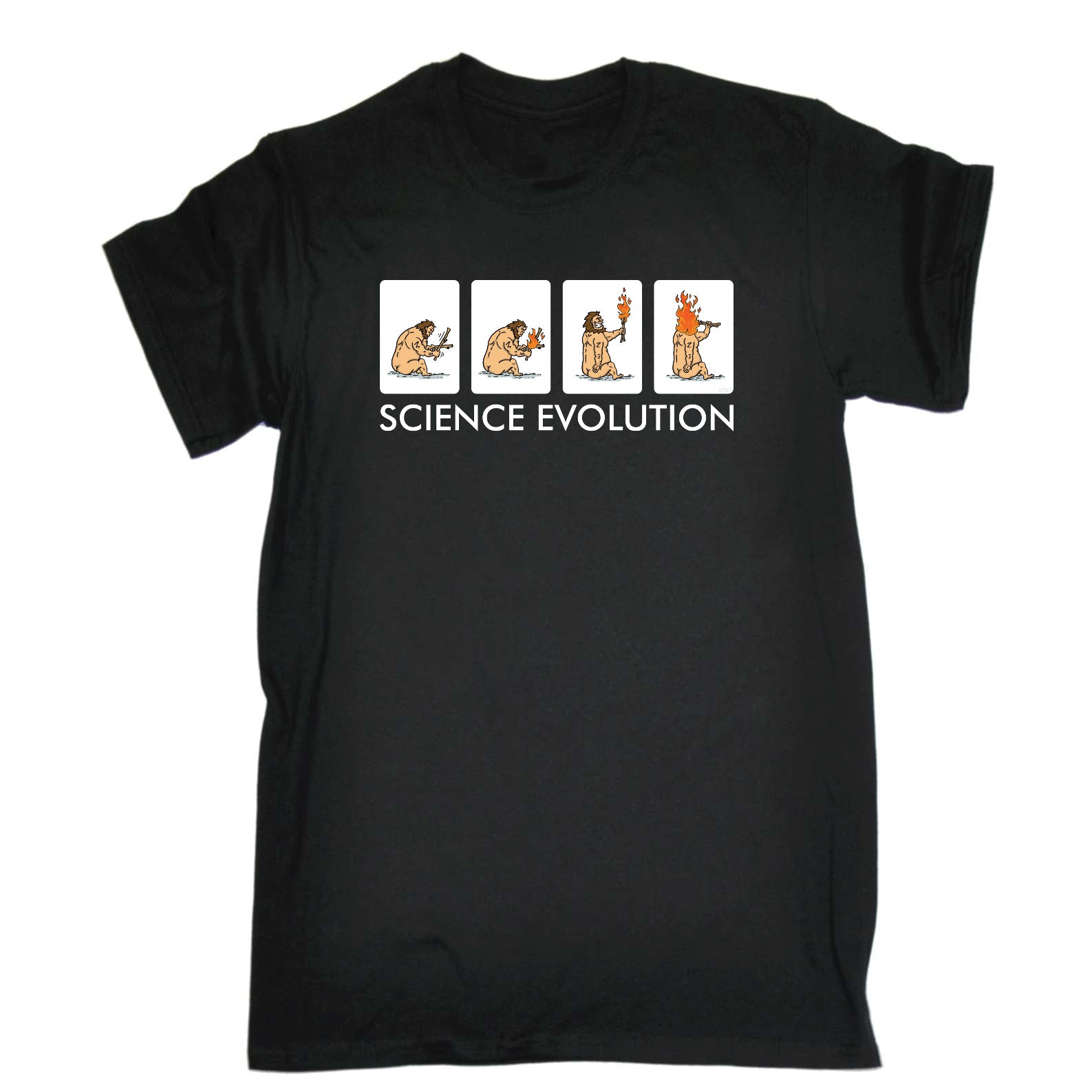 Science Evolution - Mens Funny T-Shirt Tshirts