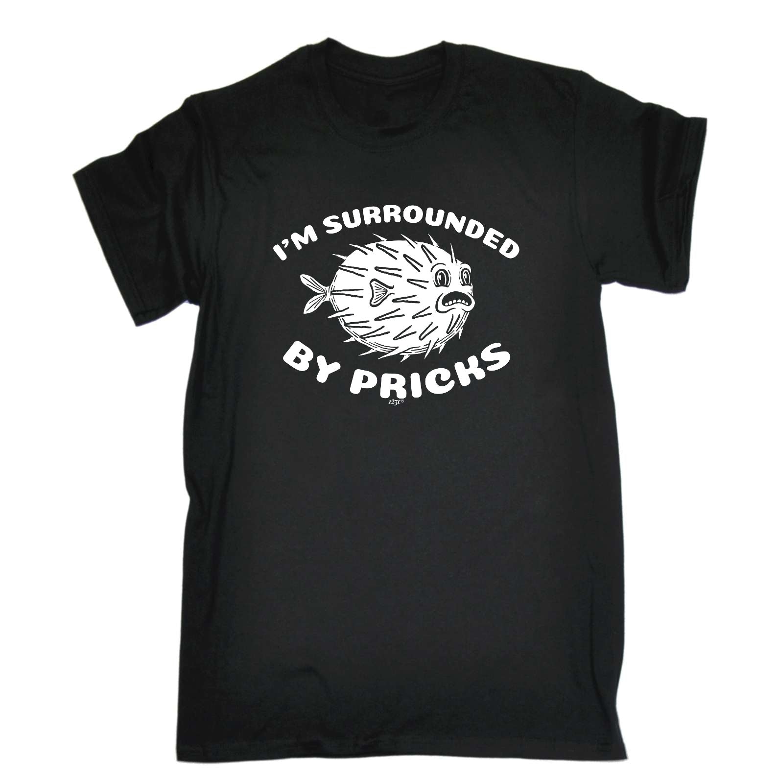 Im Surrounded By Pricks - Mens Funny T-Shirt Tshirts