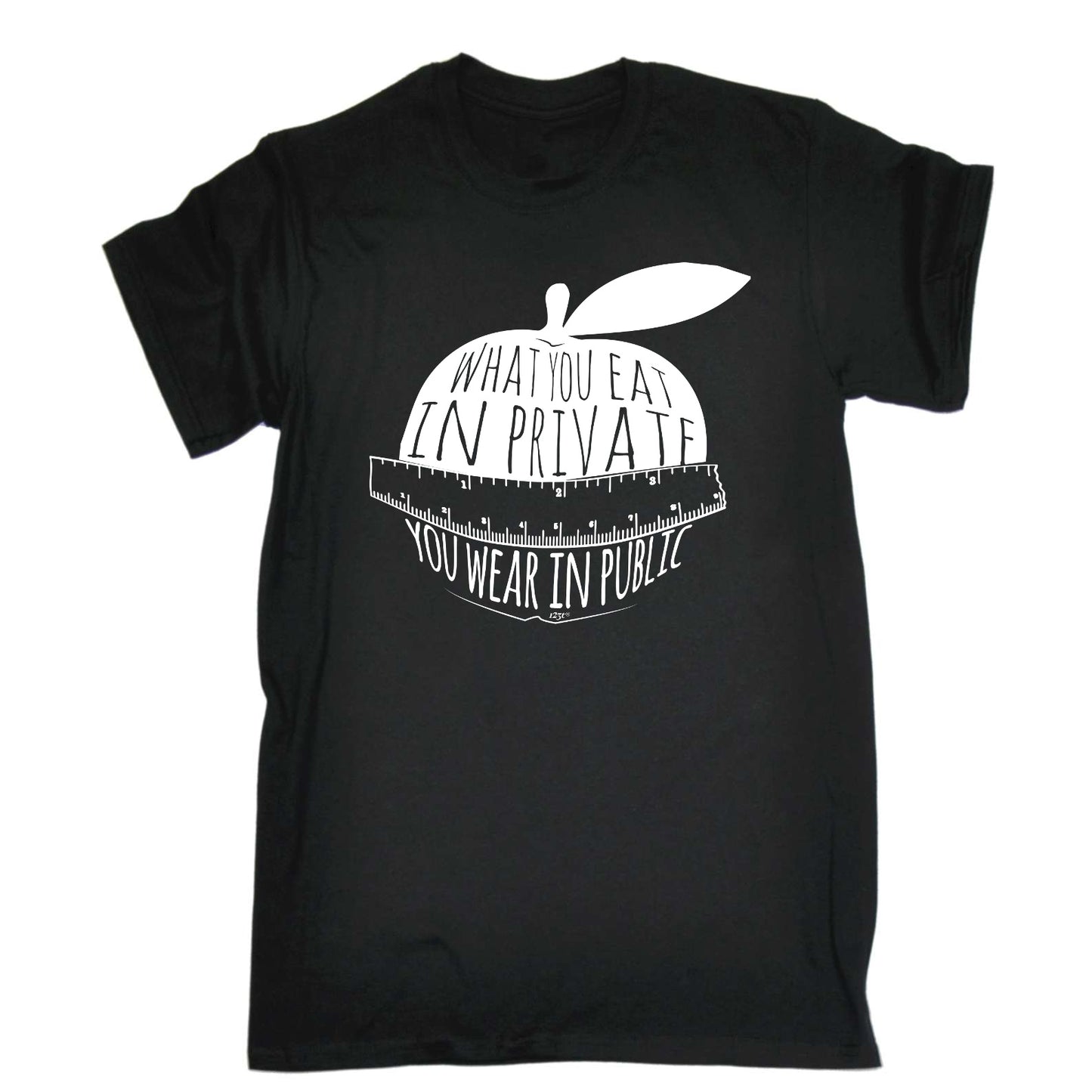 What You Eat In Private You Wear In Public - Mens Funny T-Shirt Tshirts
