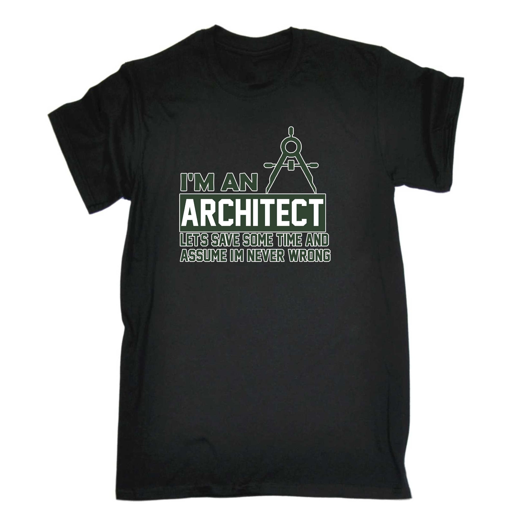 Im An Architect Lets Save Some Time - Mens 123t Funny T-Shirt Tshirts