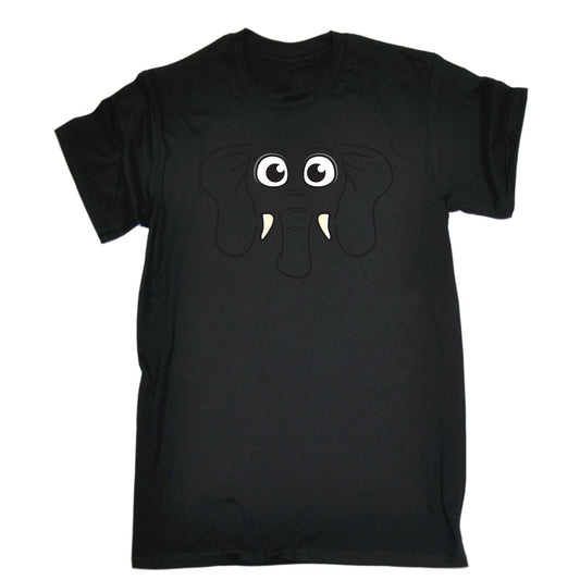 Elephant Animal Face Ani Mates - Mens Funny T-Shirt Tshirts