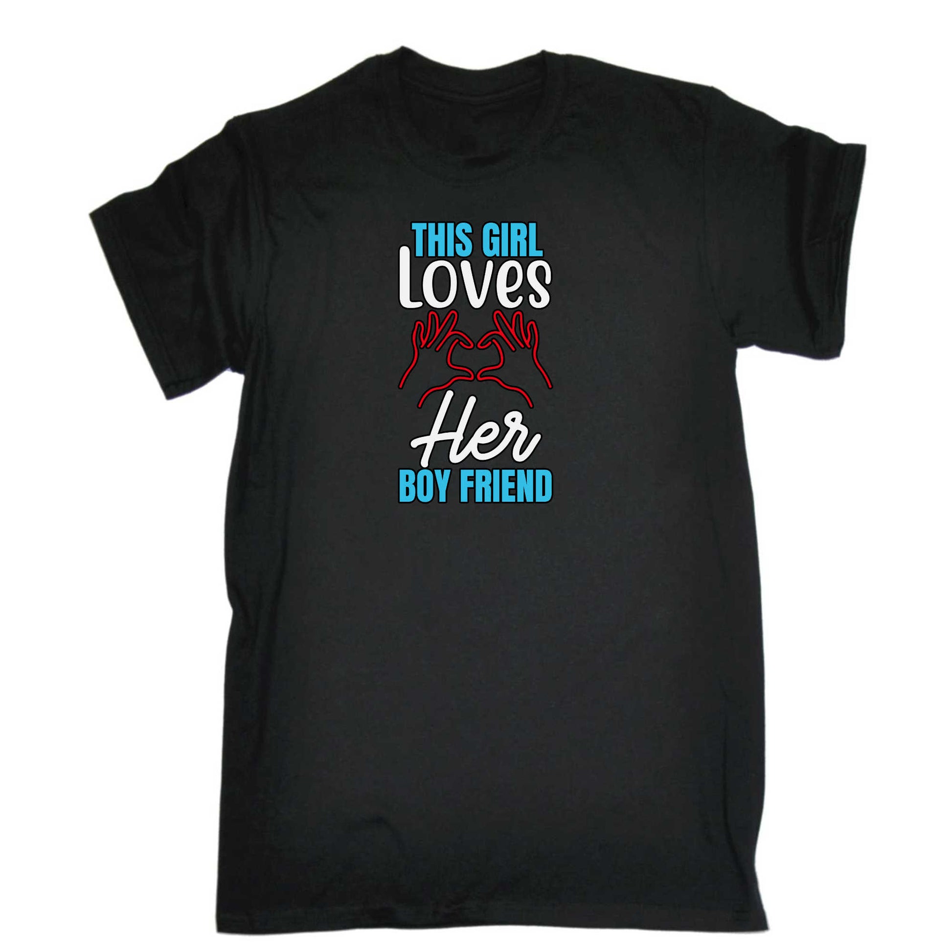 This Girl Loves Her Boy Friend - Mens 123t Funny T-Shirt Tshirts