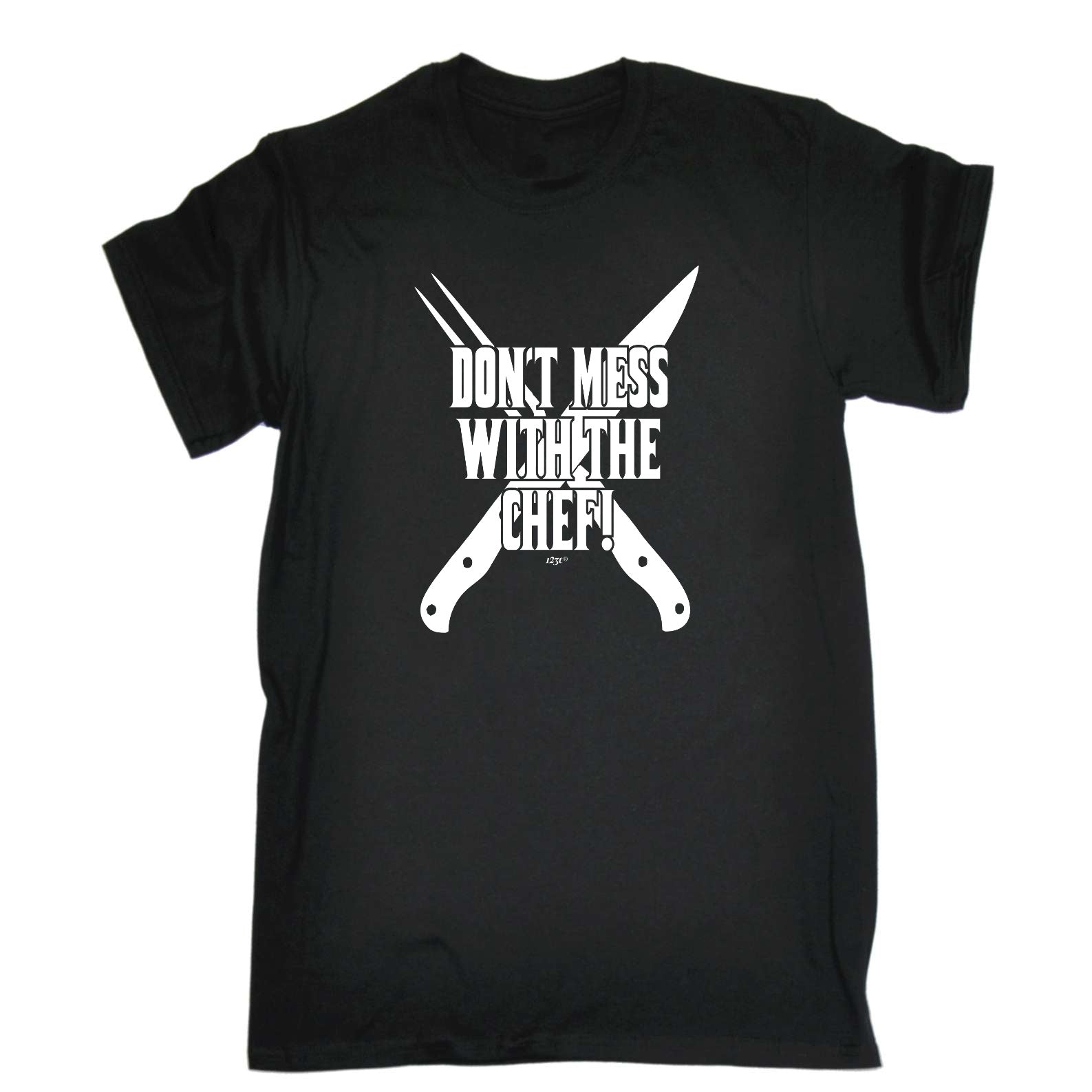 Dont Mess With The Chef Kitchen - Mens Funny T-Shirt Tshirts