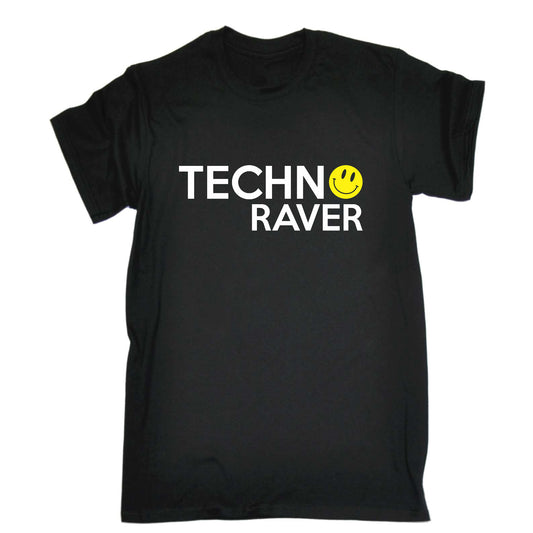 Techno Raver - Mens Funny T-Shirt Tshirts