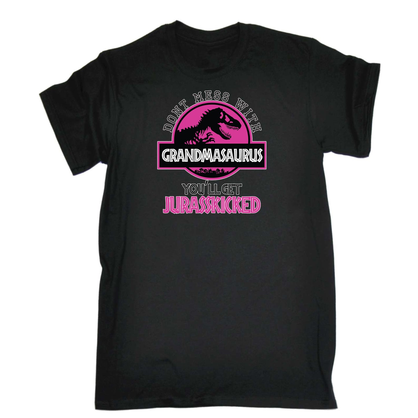 Dont Mess With Grandma Nana Dinosaur Dino - Mens 123t Funny T-Shirt Tshirts