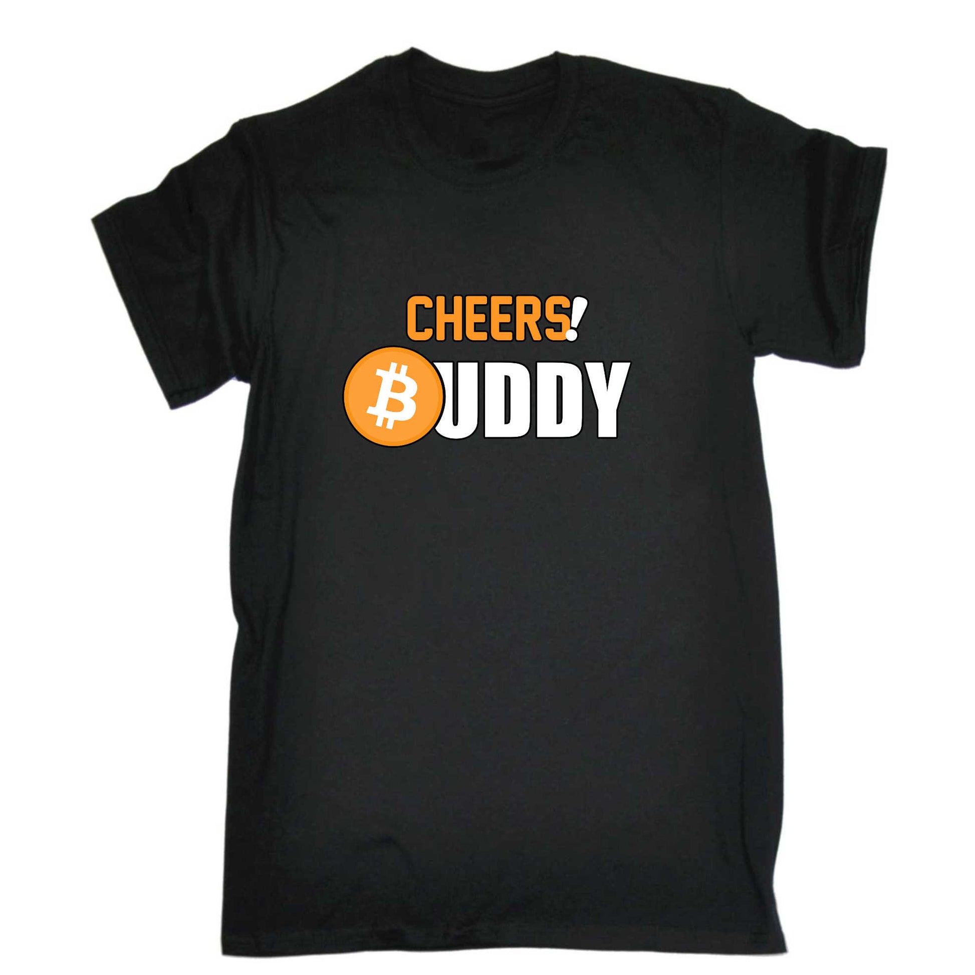 Bitcoin Buddy With Crypto Currency - Mens 123t Funny T-Shirt Tshirts