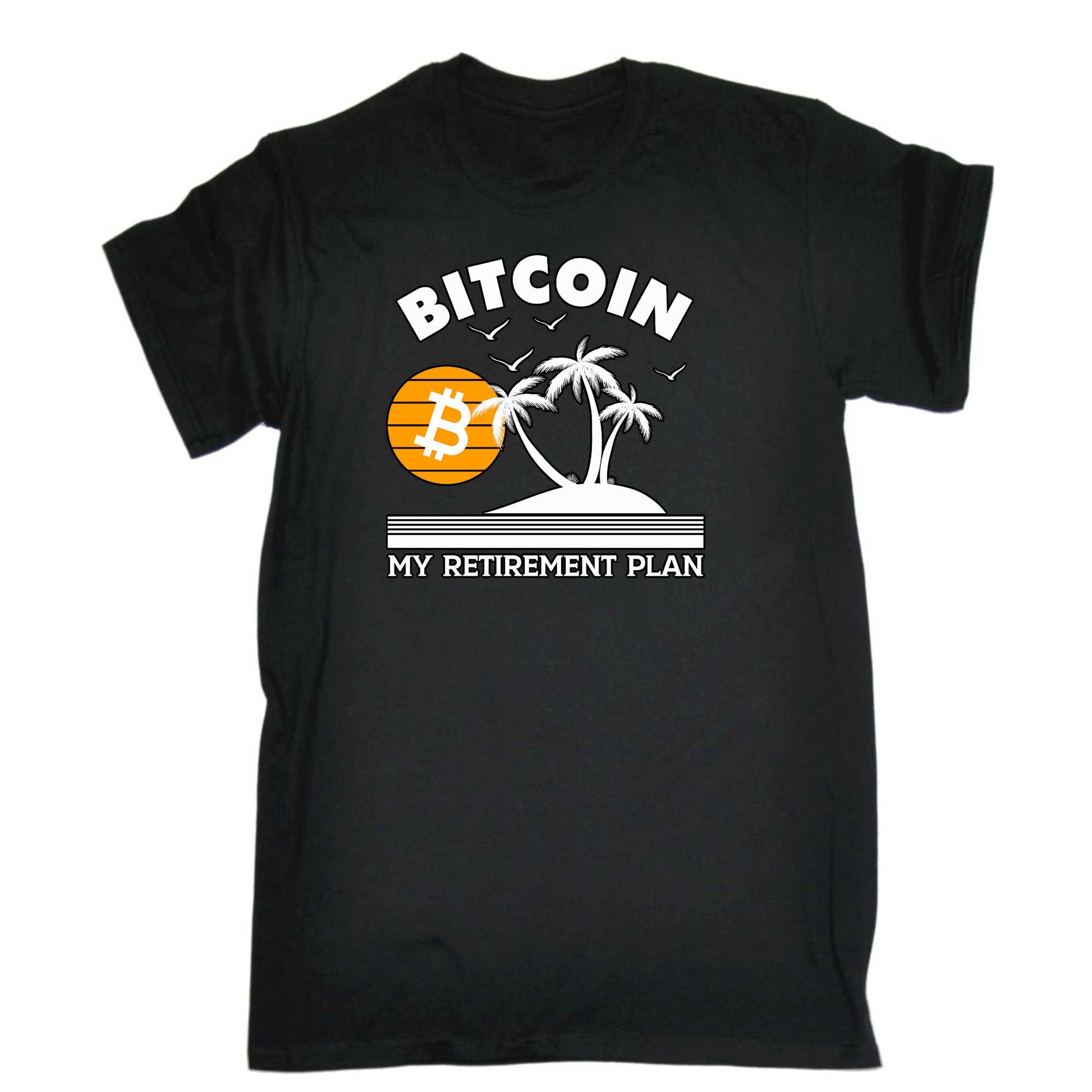 Bitcoin My Retirement Plan Crypto Currency - Mens 123t Funny T-Shirt Tshirts