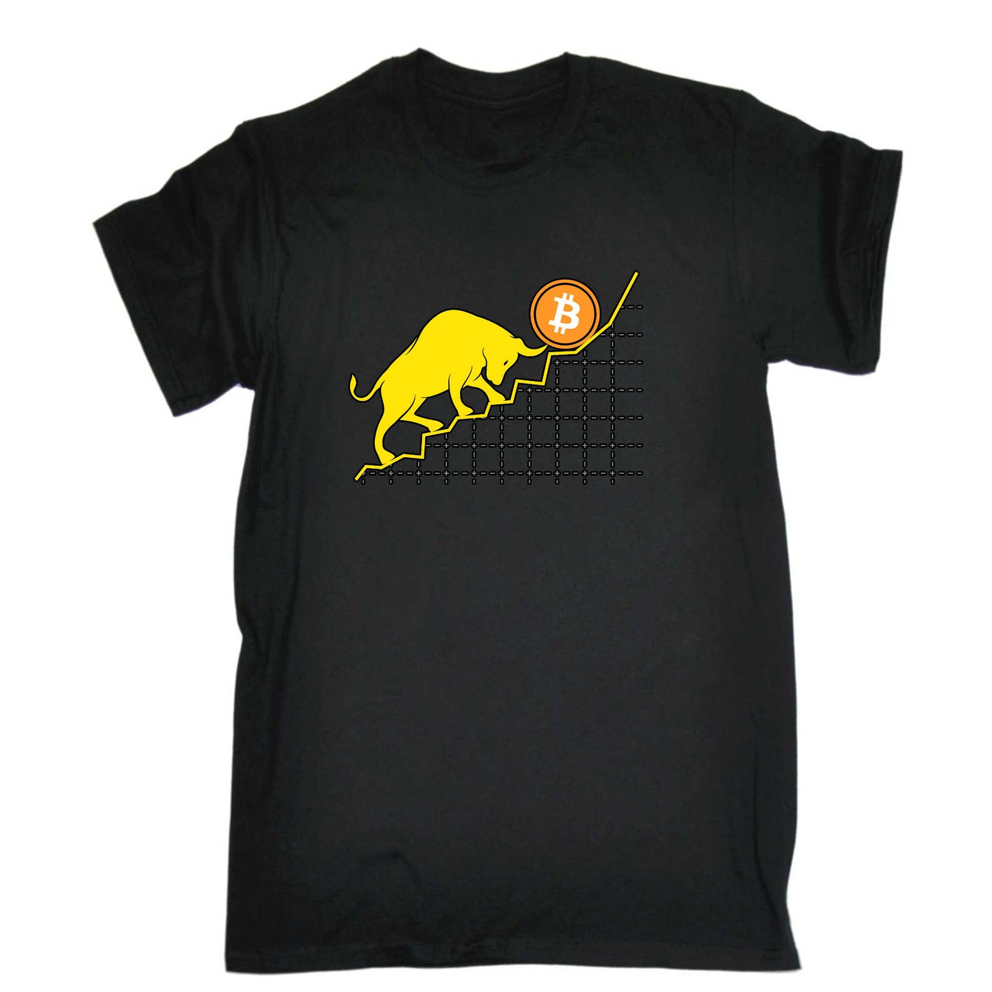 Bitcoin Trader Crypto Asset Trader Bull Trend Art - Mens 123t Funny T-Shirt Tshirts
