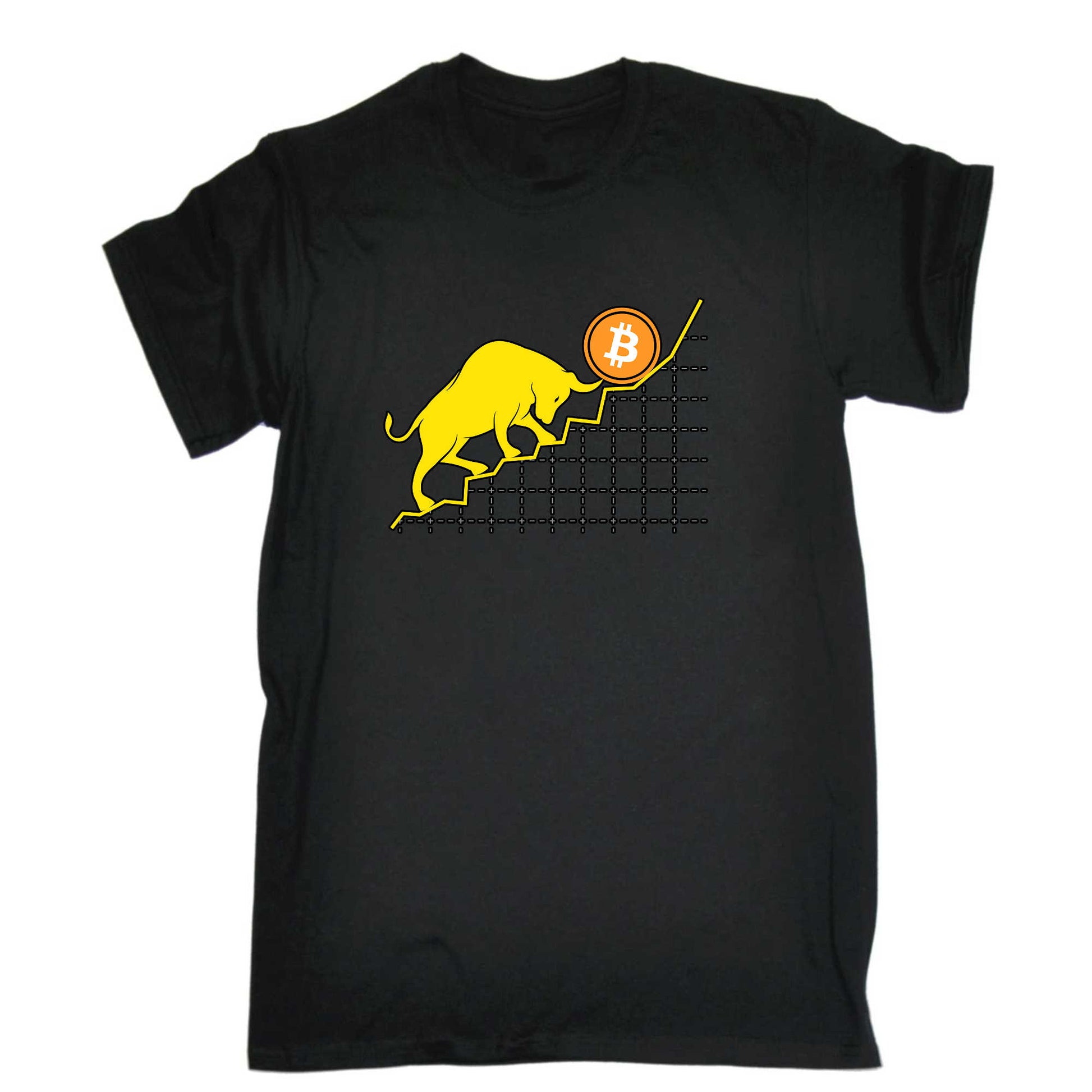 Bitcoin Trader Crypto Asset Trader Bull Trend Art - Mens 123t Funny T-Shirt Tshirts